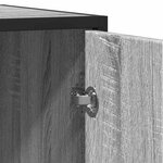 vidaXL Buffet sonoma gris 92x35x76 cm bois d'ingénierie