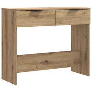 vidaXL Table console chêne artisanal 90x36x75 cm bois d'ingénierie