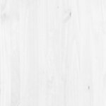 vidaXL Cabinet à vin ASKIM Blanc avec un dessus en miel