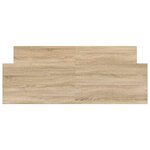 vidaXL Cadre de lit sans matelas chêne sonoma 120x200 cm