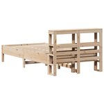 vidaXL Cadre de lit sans matelas 120x200 cm bois de pin massif