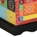 vidaXL Table de chevet multicolore 2 Pièces 40x35x45 cm