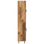 vidaXL Haut Armoire Bois Ancien 69 5 x 34 x 180 cm