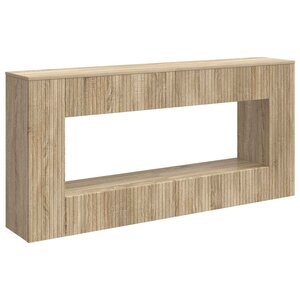 vidaXL Table console Chêne Sonoma 155 x 29 x 74 cm Bois d’ingénierie