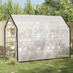 vidaXL Couverture pour plantes Transparent 3 x 4 m PE