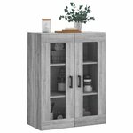 vidaXL Armoire murale sonoma gris 69 5x34x90 cm