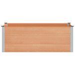 vidaXL Jardinière surélevée Marron 150 x 100 x 54 cm WPC et Aluminium