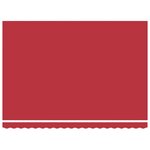 vidaXL Auvent Rétractable Rouge 450 × 300 cm tissu