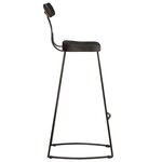 vidaXL Tabourets de bar lot de 2 noir 49x43x103cm bois manguier massif