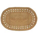 vidaXL Tapis de surface Naturel 152 x 245 cm Jute