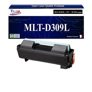 T3AZUR - Toner compatible avec Samsung MLT-D309L MLTD309L pour Samsung ML5510NDK  ML5510NK  ML5510ND  ML5515ND  ML6510NDK  ML6510ND  ML6512ND  ML6515ND