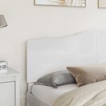 vidaXL Tête de lit Blanc Brillant 180 cm Bois d'ingénierie