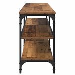 vidaXL Meuble TV Bois Ancien 160 x 30 x 50 cm Bois d'ingénierie et fer