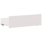 vidaXL Cadre de lit sans matelas avec tête de lit 75x190 cm pin massif