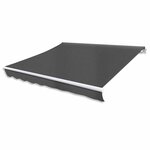 vidaXL Auvent pliable motorisé 400 cm Anthracite