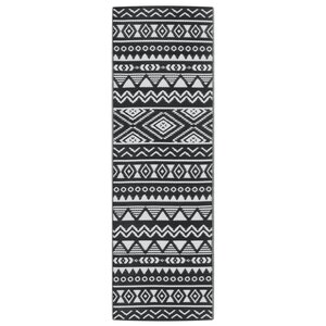 vidaXL Tapis d'extérieur ARAKIL noir 80x250 cm PP