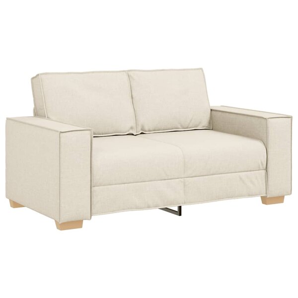 vidaXL Canapé 2 places en lin 120 cm