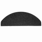 vidaXL Tapis d'escalier auto-adhésifs 20 Pièces noir 65x22 5x3 5 cm