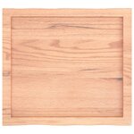 vidaXL Dessus de table bois massif traité bordure assortie