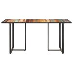 vidaXL Table de salle à manger 160 cm Bois de récupération massif