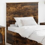 vidaXL Tête de lit Chêne fumé 80 cm Bois d'ingénierie