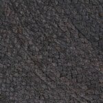 vidaXL Tapis fait à la main Jute Rond 180 cm Gris foncé