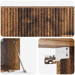 vidaXL Meuble TV mural Bois ancien 98 x 31 x 30 cm Bois d'ingénierie