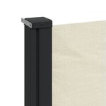 vidaXL Auvent latéral rétractable crème 180x500 cm