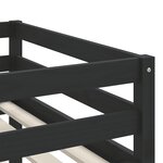 vidaXL Lit mezzanine enfants avec tunnel sans matelas rose 80x200 cm