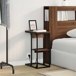 vidaXL Cabinet de chevet Chêne brun 41 5 x 26 x 60 5 cm