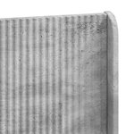 vidaXL Tête de lit Gris béton Bois d'ingénierie
