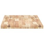 vidaXL Dessus de table rectangulaire 120x60x4 cm bois massif d'acacia