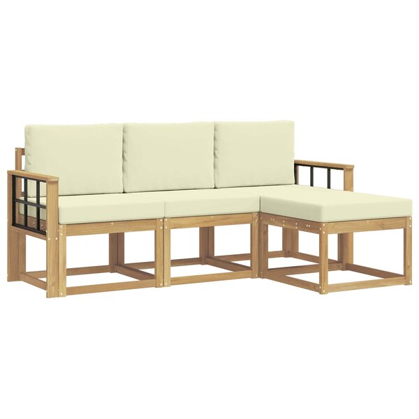 vidaXL Ensemble de canapés d'extérieur 4 pc