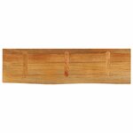 vidaXL Dessus de table à bord vivant 110x20x2 5cm bois massif manguier
