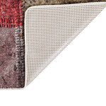 vidaXL Tapis lavable antidérapant Patchwork 80x300 cm Multicolore