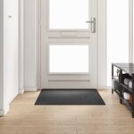 vidaXL Tapis Couloir Gris foncé 100 x 150 cm 100 Polypropylène