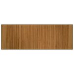 vidaXL Tapis rectangulaire marron 70x200 cm bambou