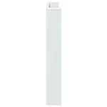 vidaXL Tête de lit Blanc 140 x 16 5 x 103 5 cm Bois d'ingénierie