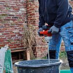 Einhell mélangeur à mortier/peinture sans fil te-mx 18 li-solo 18 v