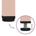 vidaXL Buffet haut rose 39x35x103 5 cm acier