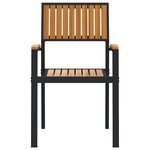 vidaXL Chaise de jardin 8 Pièces Marron 56 x 57 x 87 cm