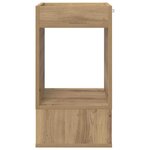 vidaXL Table d'appoint 2 Pièces Chêne artisanal 30 x 30 x 56 cm