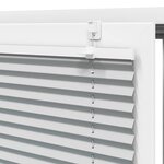 vidaXL Store plissé gris clair 110x100cm largeur du tissu 109 4cm