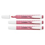 Surligneur swing cool Pastel Edition  rose x 3 STABILO