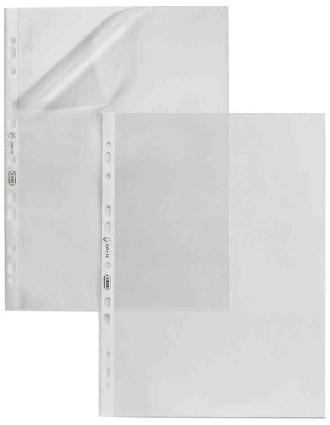 Sachet de 10 pochettes perforées 170 x 220 mm 5/100eme ELBA