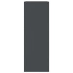 vidaXL Buffet anthracite 67x39x107 cm acier