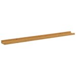 vidaXL Étagère Murale 2 Pièces Beige 100 x 9 x 3 cm Bois d'ingénierie