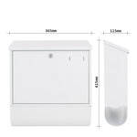 Profirst mail pm 330  boîte aux lettres blanche
