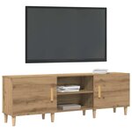 vidaXL Meuble TV chêne artisanal 150 x 30 x 50 cm Bois d'ingénierie