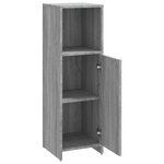 vidaXL Armoire de bain Sonoma gris 30x30x95 cm Bois d'ingénierie
